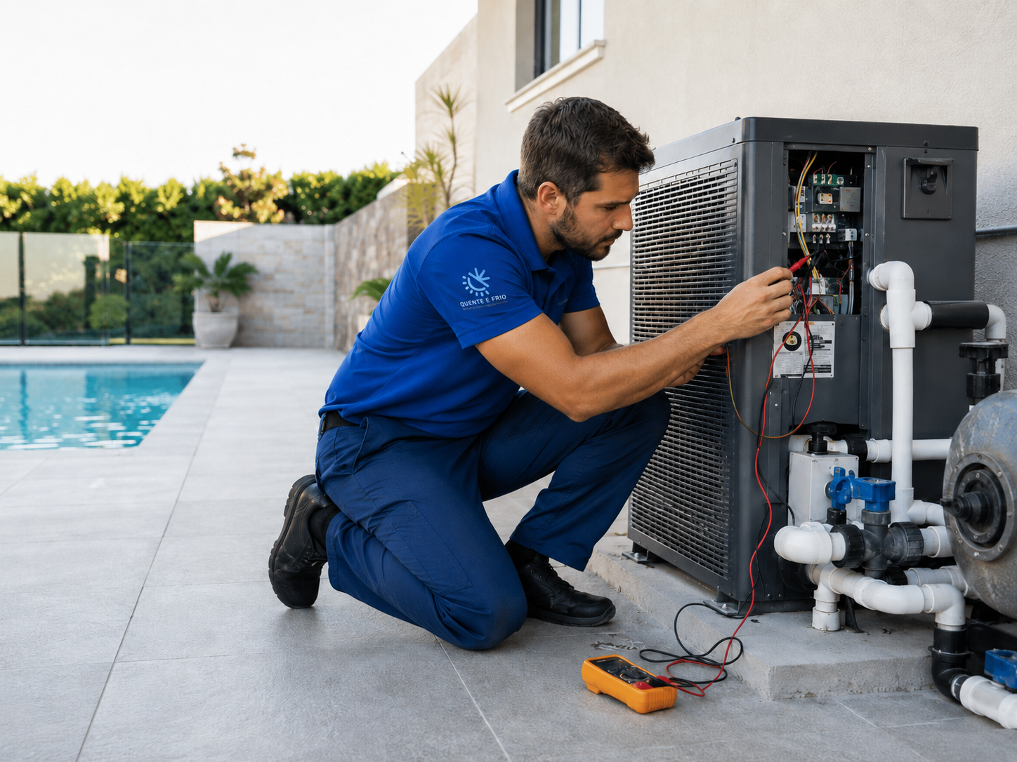 Assistência técnica em aquecedores de piscina Quente e Frio