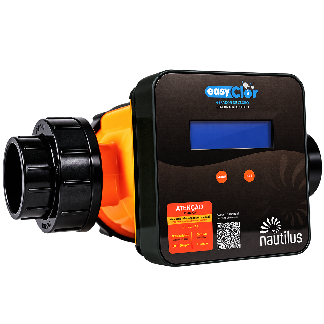 EasyClor Home - vista do equipamento